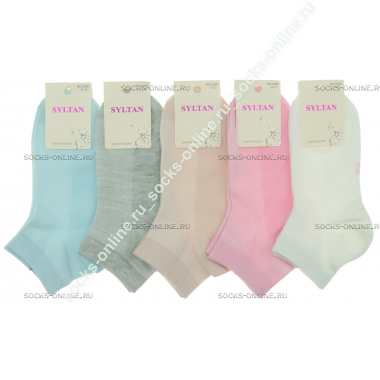 Носки для девочек средне-укороченные сетка SYLTAN 3268