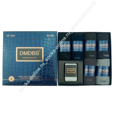 Носки мужские 6 пар с мылом в подарочной упаковке DMDBS